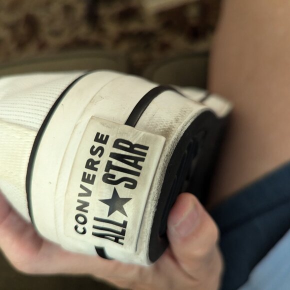 Converse White Athletic Shoes - Picture 6 of 8